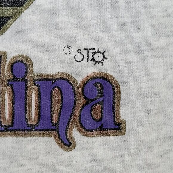 Vintage 90s Myrtle Beach Shirt Womens Large 21x27 Gray - Picture 10 of 12